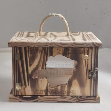 Imagem de Queijeira Maturador com porta para queijo Efeito Safari MG