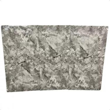 Imagem de Kit 40 Placas Adesivas 3d Revestimento de Parede Auto Adesivo Mármore 