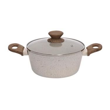 Imagem de Caçarola Cerâmica Panela 24 cm Marmol Mimo Style Indução