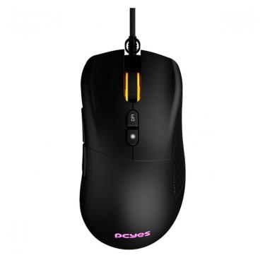 Imagem de Mouse Gamer PCYes Gaius, RGB, 12400 DPI, 6 Botões, Preto - PMGGBV-Unissex