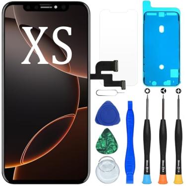 Imagem de DIGI4U Substituição de tela LCD para iPhone XS, tela sensível ao toque Retina 3D de 5,8 polegadas para iPhone XS Touch Display Digitalizador com ferramentas de reparo para iPhone LCD (A2097, A1920