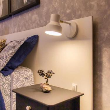 Imagem de Arandela de Parede Elizabeth com Cúpula Articulada - Luminária Moderna