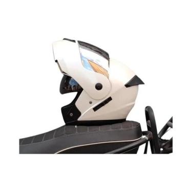 Imagem de Capacete Modular Aprovado Pelo DOT Com Dupla Lente E Visor Interno Par