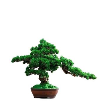 Imagem de Árvore artificial simulação de enfeites de pinheiro acolhedor empresa zen decoração de varanda árvore falsa acessórios para casa árvore falsa (pequena)
