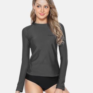 Imagem de Camiseta UV Segunda Pele Proteção Solar UV50 Praia Piscina Surf Unissex-Unissex