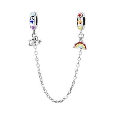 Imagem de Pingente De Cadeado De Segurança Em Prata Esterlina 925 Para Mulheres,