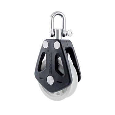 Imagem de Polia de Vela Nylon Guindaste Simples Levantamento Giratória Aço Inoxidável Profissional Robusta Corda Tração Manuseio Objetos Academia em Casa