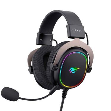 Imagem de Headset Gamer Havit H2002R, RGB, USB 7.1, 20khz, Preto - HV-H2002R-Unissex