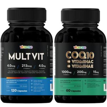 Imagem de Multivitamínico Completo Adulto Vitaease  Vitaminas e Minerais  120 Cá