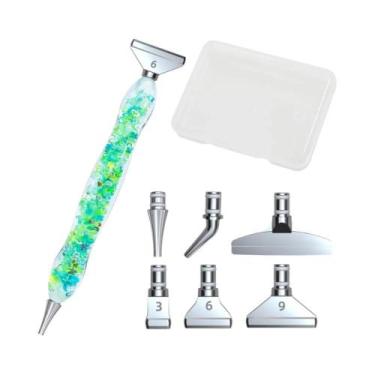 Imagem de Conjunto De Canetas Luminosas 5D Para Pintura Diamante Com Pontas De R