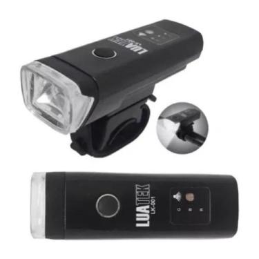 Imagem de Lanterna Para Bicicleta LuaTek Resistente à Água LK-001 Micro USB Com 
