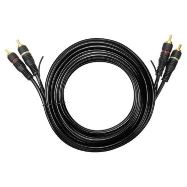 Imagem de Cabo De Audio Evus C-018 2 Rca Macho X 2 Rca Macho Gold - 3m