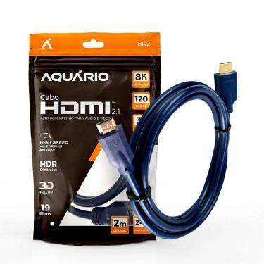 Imagem de Cabo Hdmi Aquario 8k2 8k Macho X Macho 2.1 2m