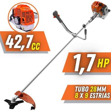 Imagem de Roçadeira à Gasolina Rl430acntk Tekna 43cc + Faca 2p + 40d