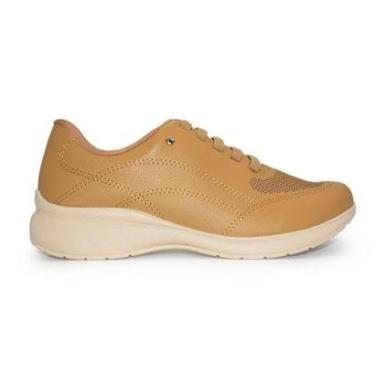 Imagem de Tênis Usaflex Feminino Couro Casual AB6414-Feminino