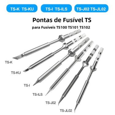 Imagem de Pontas De Ferro De Solda Pine64 TS-K TS-KU TS-I TS-ILS TS-J02 TS-JL02 