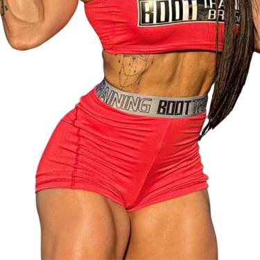 Imagem de Short Fitness Elastic Treino Feminino Academia Boot Training - BOOT TR
