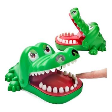 Imagem de Jogo Crocodilo Jacaré Dentista Morde Dedo Brinqued Pegadinha - Art Bri