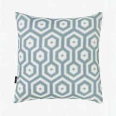 Imagem de Capa de almofada jacquard 43 x 43 - hexa azul - DIAS DECOR