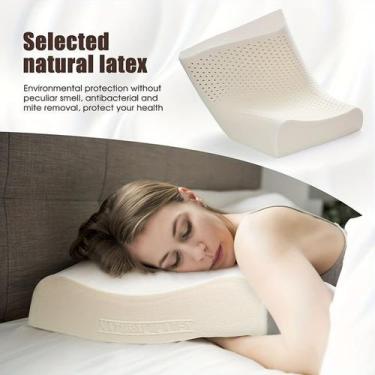 Imagem de Travesseiros látex tailândia Natural Ortopedico para coluna cervical -