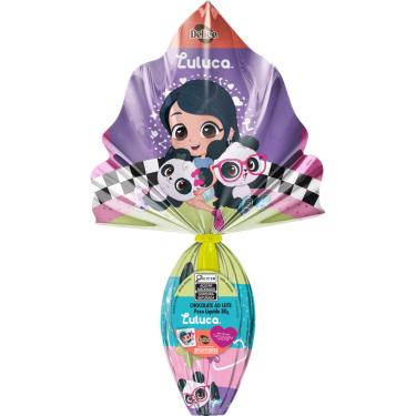 Imagem de Ovo de Páscoa Delice Luluca Chocolate ao Leite 80g com Tatuagem Sortida