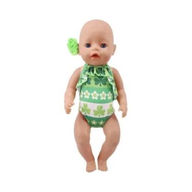 Imagem de Boneca De 43CM (18 Polegadas) Com Roupa De Banho E Acessórios De Praia