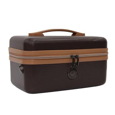 Imagem de Frasqueira De Viagem Necessaire Baú Porta Jóias E Maquiagem - Havana - Intract Cor Chocolate