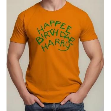Imagem de Camiseta Camisa Adulto Feminina Masculina Algodão Aniversário Harry Po