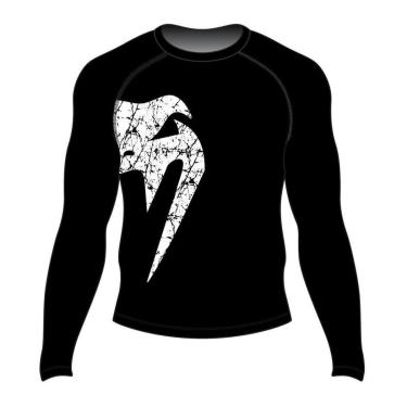 Imagem de Camiseta Rash Guard Venum Giant Classic Black Masculina-Masculino