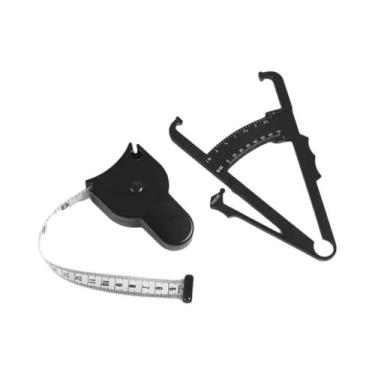 Imagem de Conjunto De Calibrador De Gordura Corporal De 70mm Com Fita Métrica E 