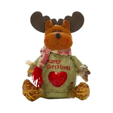 Imagem de Sacola De Presente De Natal Para Crianças Com Maçãs Fofas, Boneco De N