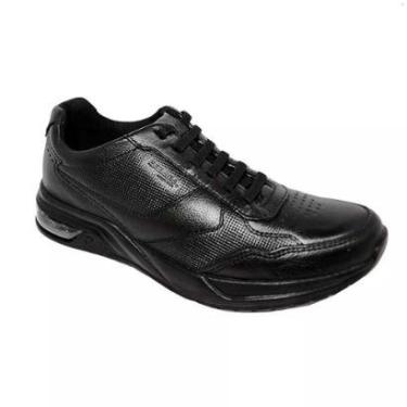 Imagem de Sapato Masculino Pegada 119051 Cadarço Elastico Air Preto 43-Masculino