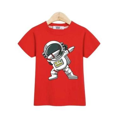 Imagem de Camiseta De Verão Para Meninos, Camiseta Com Desenho De Nave Espacial,