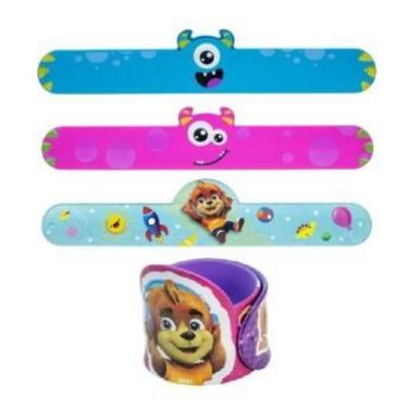 Imagem de Régua silicone bracelete boo e lupi re0202 brw, 3