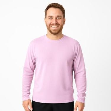 Imagem de Camiseta Manga Longa UV Rosa Fera Print-Masculino