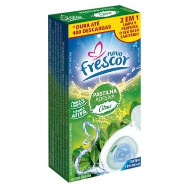 Imagem de Detergente Pastilha Adesiva Citrus 10g Caixa Com 3 Unidades Novo Fresc