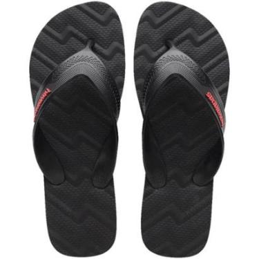 Imagem de Chinelo Havaianas Masculino Track Waves Preto-Masculino