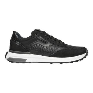 Imagem de Tênis Sapatênis Pegada Nobuck Couro Preto Masculino-Masculino