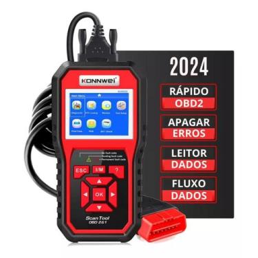 Imagem de Scanner Automotivo Konnwei Kw850 Obd2 Configura Em Portugues - BLUTU