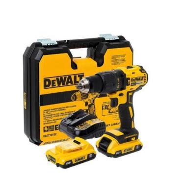 Imagem de Parafusadeira e furadeira dewalt 1/2" brushless dcd7781d2 com 2 bateri