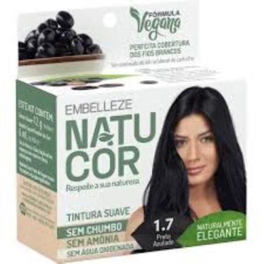 Imagem de Coloração Natucor 1.7 Jamelão (Preto Azulado) - Embelleze