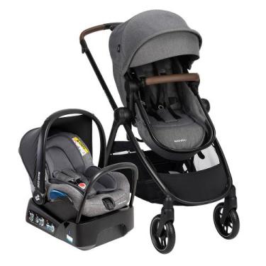 Imagem de Travel System Carrinho Anna e Bebê Conforto Citi com Base Select Grey 