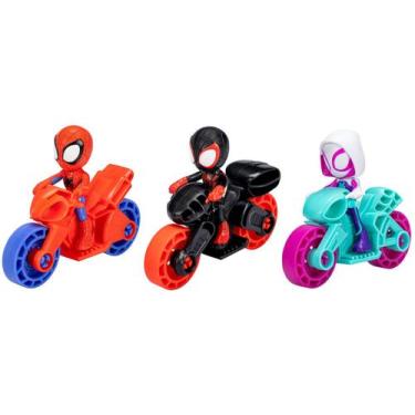 Imagem de Boneco Homem Aranha Com Motocicleta Marvel - Hasbro F3714, Marvel Spid