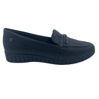 Imagem de Sapato Campesí Mocassim com Aloe Vera Preto 096, Preto, 36