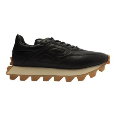 Imagem de Tênis Reserva Yankee Leather Masculino Couro Preto, Preto, 41