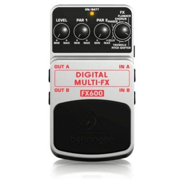 Imagem de Pedal para Guitarra Behringer FX600 Prata com DIGITAL MULTI-FX