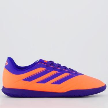 Imagem de Chuteira Adidas Rabisco II Futsal Juvenil Laranja, 35