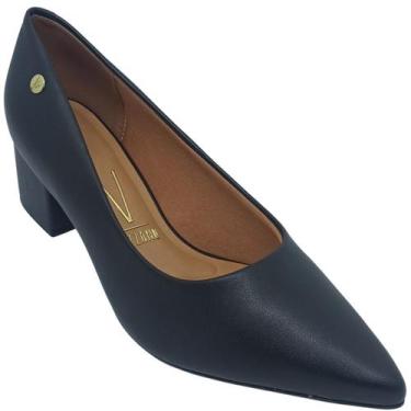 Imagem de Sapato Vizzano Feminino Pelica com Enfeite Dourado, Preto, 36