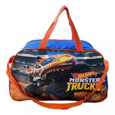 Imagem de Bolsa Infantil Ou Sacola Viagem Criança Hot Wheels Grande - chinamix, 