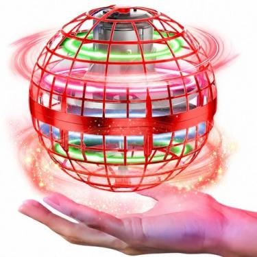 Imagem de Mini Bola Spinner Voador com Luz LED e Giro 360 - Art Brink